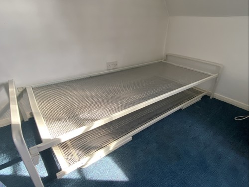 Single bed frame with - frame, trundle