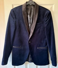 Worn Once Mens ZARA Navy Blue