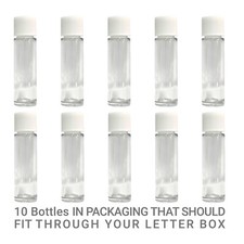 Small round 10ml Clear Glass