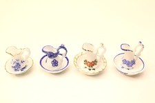 NEW Dolls House Miniature Jug & Bowl Wash Set - 4 Very Pretty Designs To Choice