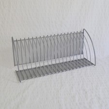 Silver Metal Wire DVD Storage
