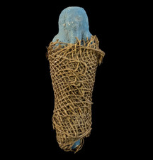Rare Ancient Egyptian Antiques Egyptian Ushabti shabti Wrapped in Linen Figurine