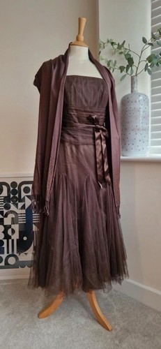 Monsoon brown bridesmaid - , dress