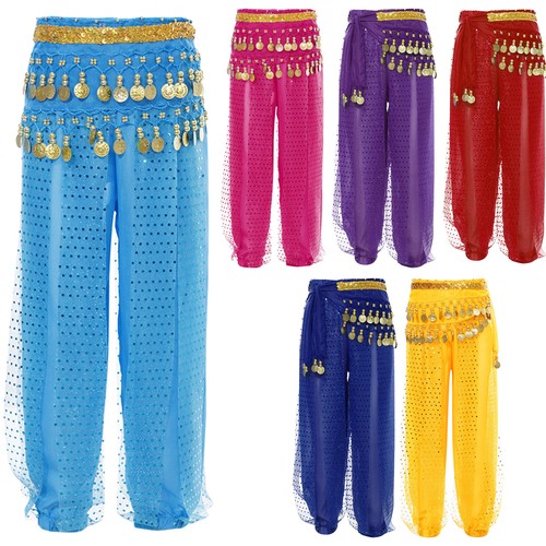 Girls belly dance harem pants - harem,