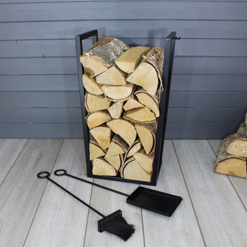Mansion open square log rack - mansion,