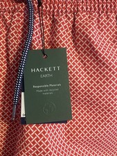 BNWT Hackett Men’s Red Swim Shorts See Pics Size Large Ideal Xmas Present 
