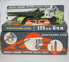 Britains 9745 U.S 155mm Gun, VGC in Good Original Box