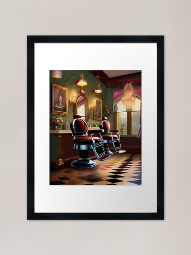 Vintage hair salon framed art - vintage,