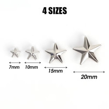 Metal Silver Star Rivets for