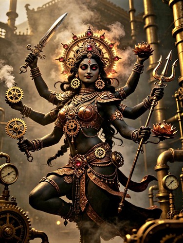 Kali indu goddess mystic 10x8