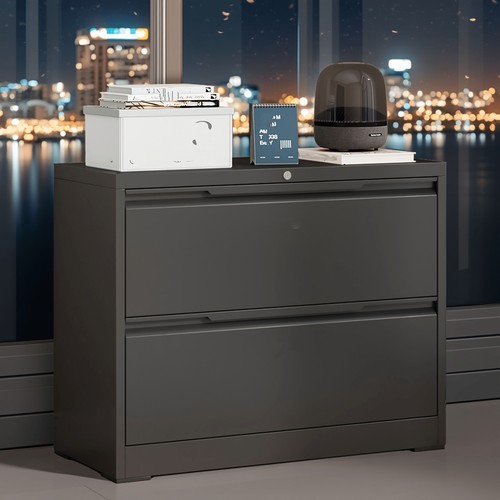 Black drawer file - black,
