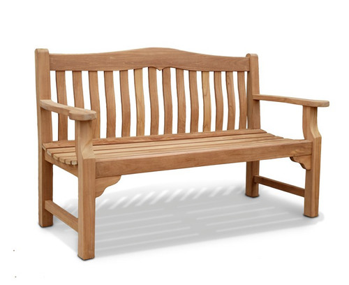 Teak seater bench - teak, austen