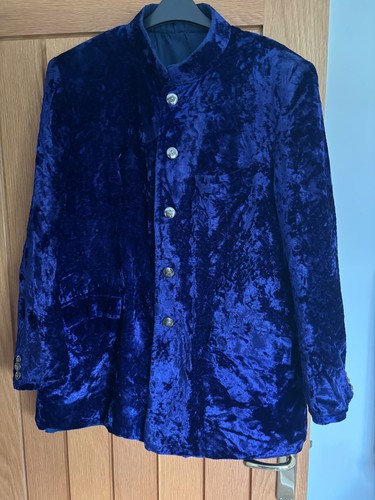 Men blue velvet - men’s,