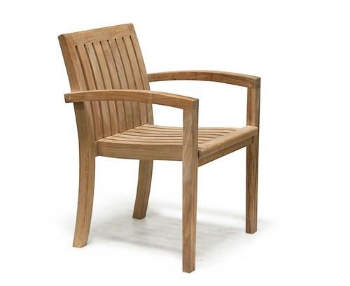 Teak outdoor stacking - teak,