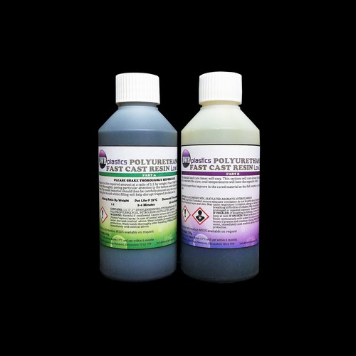 Black fast cast polyurethane - black,