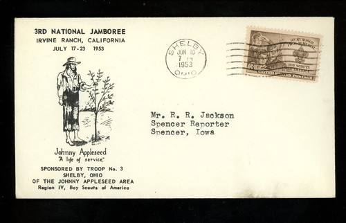 Postal history boy scouts - postal,