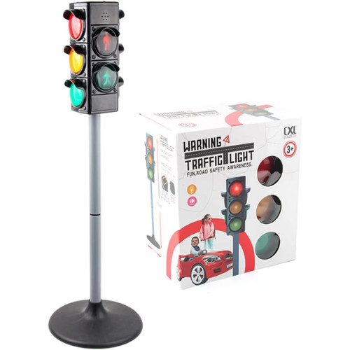 Traffic light model - light, crosswalk