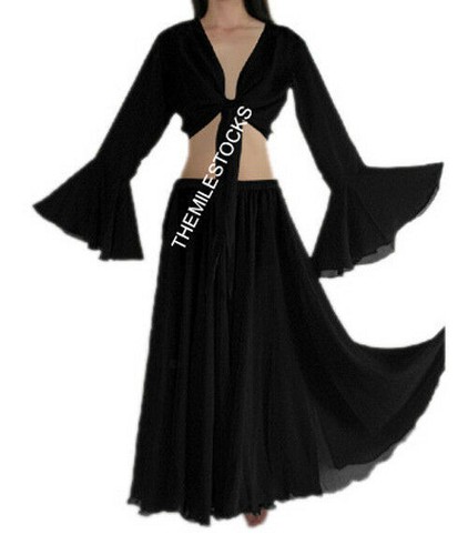 Tms black skirt - skirt, belly