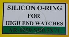 Professional watch gaskets silicon o ring by size case back sealing washers