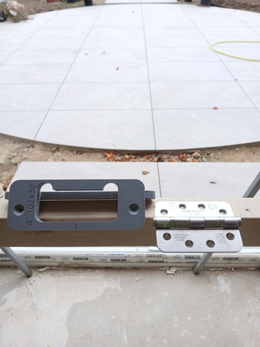 Radius hinge jig - -, 102mm