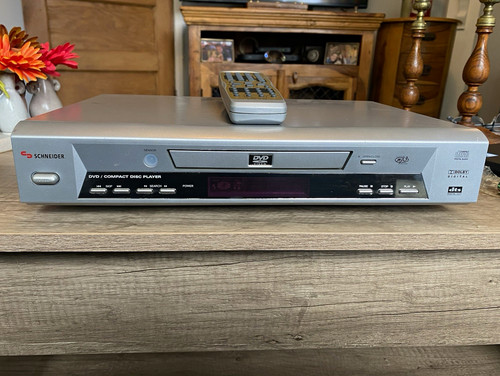 Schneider silver dvd player - schneider, dvd/cd