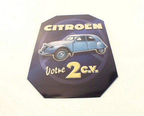 Atlas metal plate citroën - metal,
