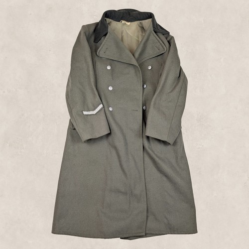 German military wool greatcoat - wool,