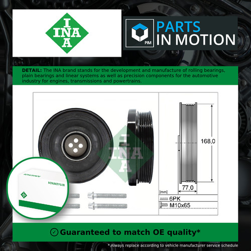 Crankshaft pulley - crankshaft,