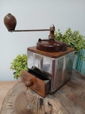 Vintage french coffee grinder - french,