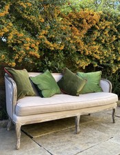 French Style Sofa, Oak Frame