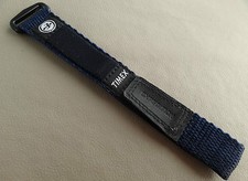 New Small Womens Kids Teens 12-16mm Nylon Wrap Timex Blue Expedition Watch Band 