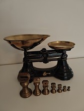 A Set of Vintage Librasco Balance Scales Made In England with Weights .