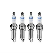 BOSCH Set of 4 Spark Plugs for Skoda Felicia LX AMG 1.3 Aug 1995 to Aug 1998