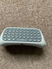 Xbox 360 Chatpad Keyboard White Clip On Controller Official Microsoft Chat Pad