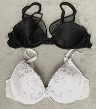 2 x M&S 34B padded PLUNGE/HIGH