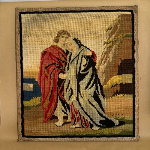 Antique hand stitched wool - antique,