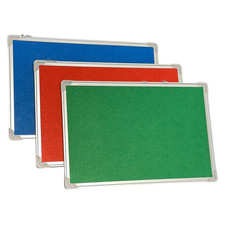 Cork notice board silver - silver, frame