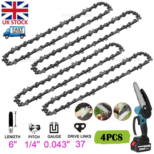 4pcs chain saw for - 6",