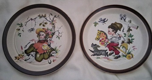 Medina nursery rhyme plates - medina,