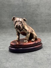 Bulldog Figurine Cast Bronze