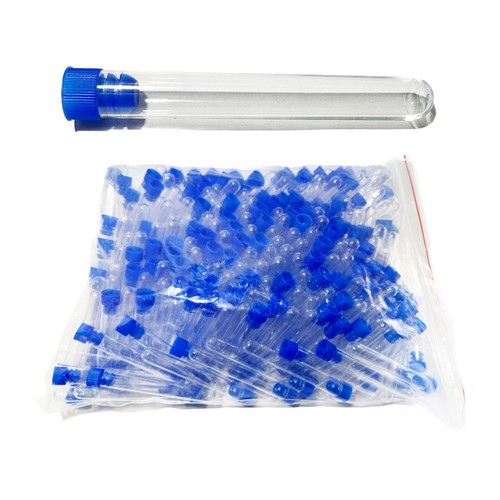 250 polystyrene test tubes - polystyrene,
