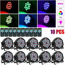10X 36 LED RGB Par Can Flat
