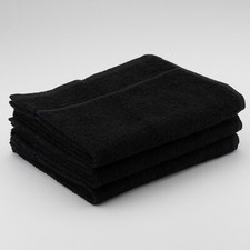 12 x Black Hairdressing Towels