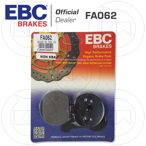 Organic front brake pads - front, ebc