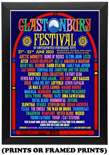 Glastonbury festival 2023 line - glastonbury,