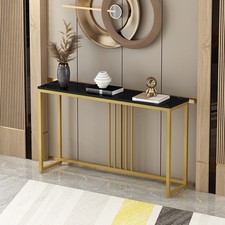 Stunning Slim Marble Console Table Entry Hallway Side Table BookShelf Door Table