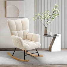 Padded Wing Back Recliner