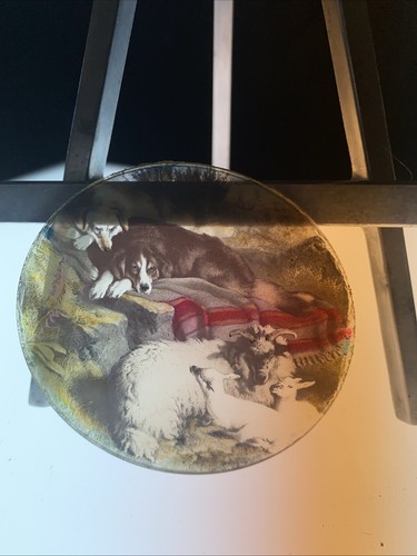 Magic lantern victorian glass - lantern,