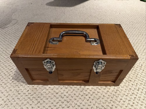 Vintage hand crafted solid oak - vintage,