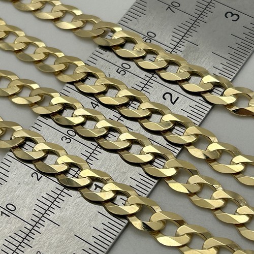 Solid 375 9ct yellow gold - solid, men